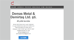 Desktop Screenshot of demasmetal.com